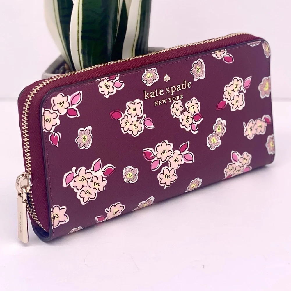 Kate Spade Tinsel Boxed Large Continental Wallet